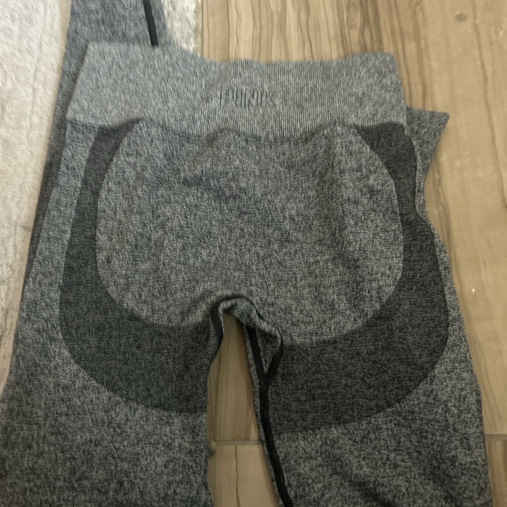 Pink grey leggings
